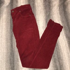Carmar Red Velvet Pants